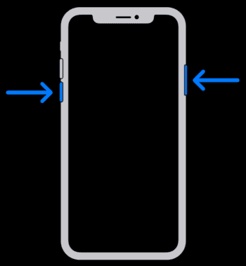 iPhone X, 11, 12, 13 및 이후 모델