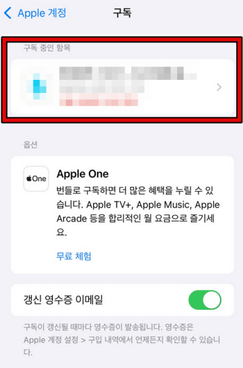 애플 앱스토어 어플 구독 취소 4