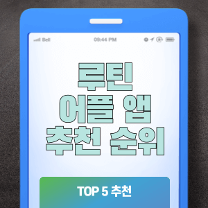 루틴 어플 앱 추천 순위 TOP 5 (모바일, 갤럭시, 아이폰)