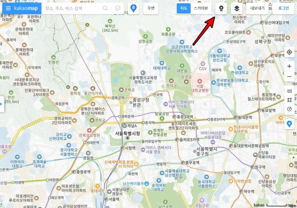 다음 지도 로드뷰 보는법 2